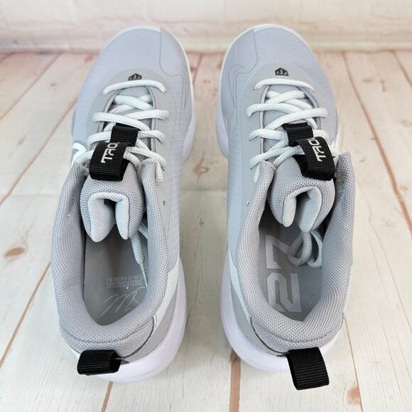 Nike Force Trout 9 Pro MCS Grey/White Baseball Cleats Size 4Y (FZ0916-002) - Picture 7 of 10